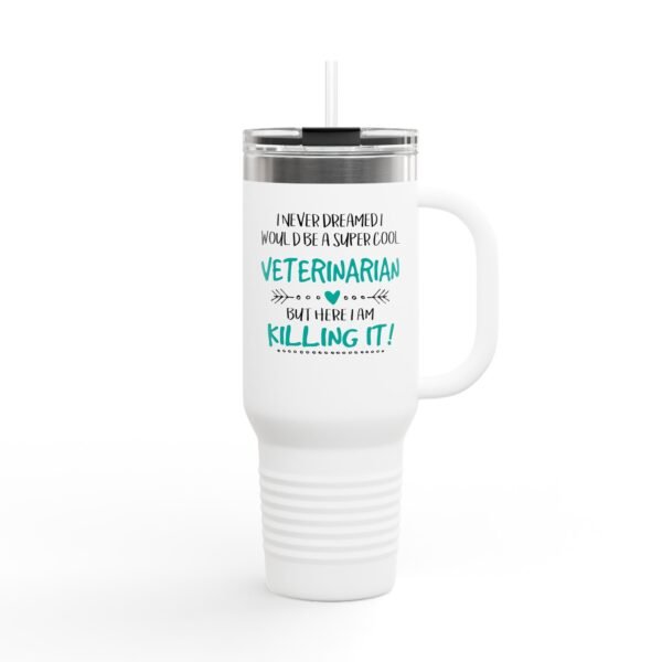Veterinarian Travel Mug, 40oz Insulated Coffee Cup, Funny Vet Gift, Pet Lover Present, Animal Care Hydration Container - Image 6