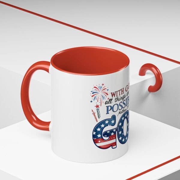 Religious Accent Mug With God All Things Are Possible Accent Coffee Mug (11, 15oz), Tshirt Gift - Image 25
