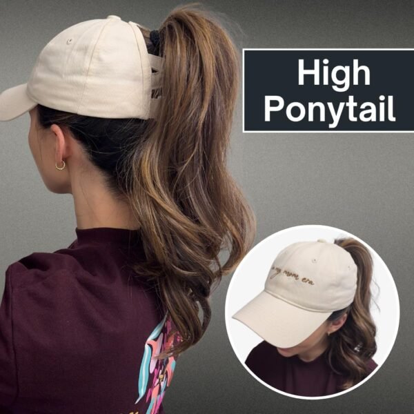 in My Mom Era Hat - Beige Baseball Cap for Moms, H... - Image 6
