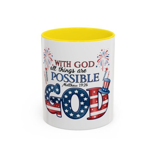 Religious Accent Mug With God All Things Are Possible Accent Coffee Mug (11, 15oz), Tshirt Gift - Image 39