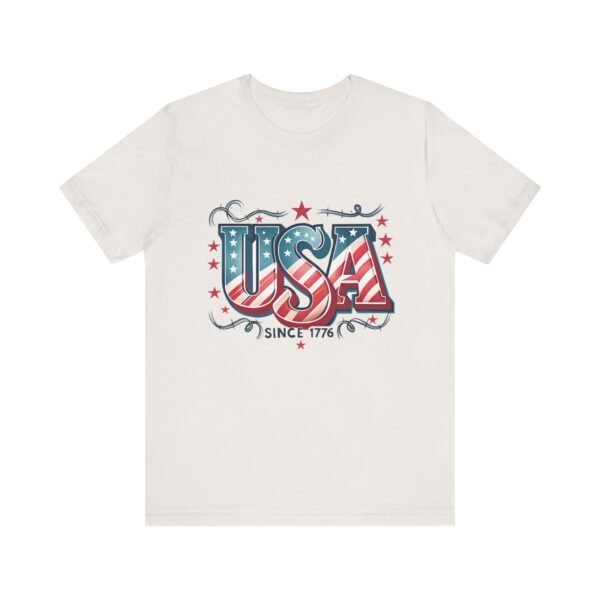 USA Patriotic Tee, Unisex Short Sleeve Shirt for Independence Day, 4th of July Gift, American Pride Apparel, Casual Summer Top - Image 20