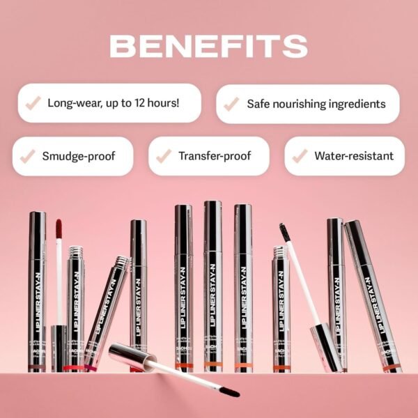 Sacheu Lip Liner Stay-N Peel Off Lip Stain — Long ... - Image 5