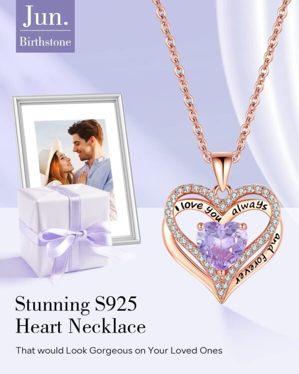 S925 Sterling Silver Necklace for Women, Wife Jewe... - Image 4