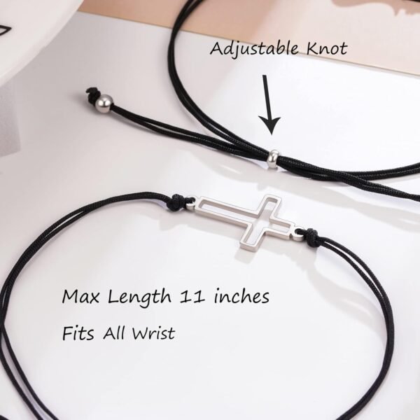 Tarsus Cross Matching Bracelets Gifts Ideas for Fa... - Image 6