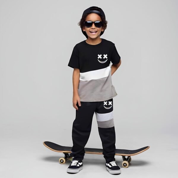 Size 6-12 Years Boys Summer/Spring Outfits Set Sho... - Image 3
