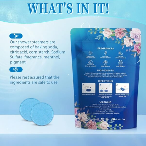 18-Pack Shower Steamers Aromatherapy, Shower Bath ... - Image 6