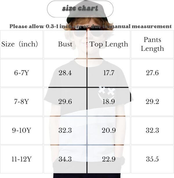 Size 6-12 Years Boys Summer/Spring Outfits Set Sho... - Image 10