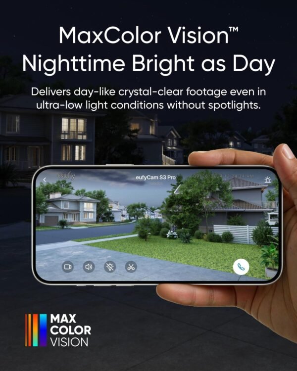 eufy Security eufyCam S3 Pro 3-Cam Kit, Solar Came... - Image 3