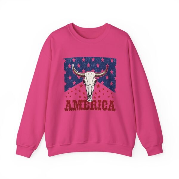 Patriotic Unisex Crewneck Sweatshirt - Americana Style, Cozy Layer, Perfect for BBQs, Fourth of July, Family Gatherings, Casual Wear - Image 19