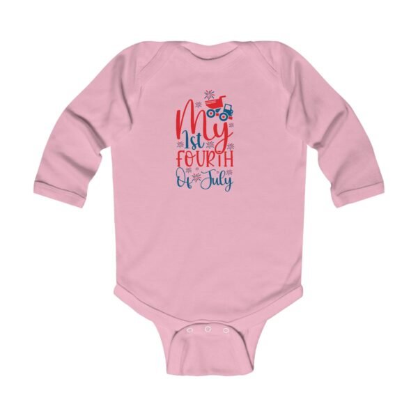 My 1st Fourth of July Infant Long Sleeve Bodysuit - Image 7
