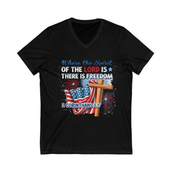 Patriotic Freedom V-Neck Tee