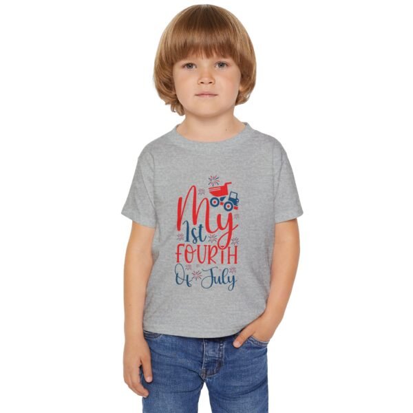 My 1st Fourth of July Heavy Cotton™ Toddler T-shirt - Image 12