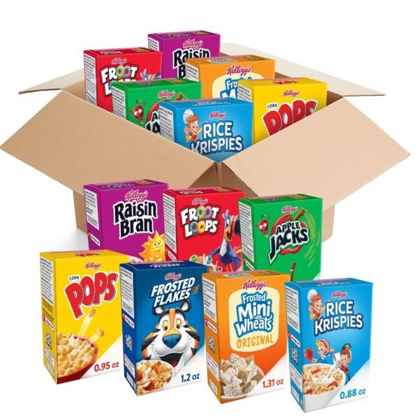 Kellogg's Cold Breakfast Cereal, Bulk Pantry Stapl... - Image 2