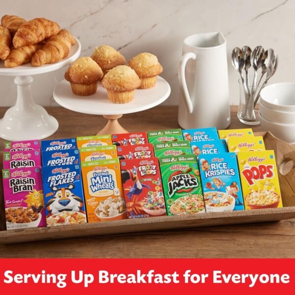 Kellogg's Cold Breakfast Cereal, Bulk Pantry Stapl... - Image 6