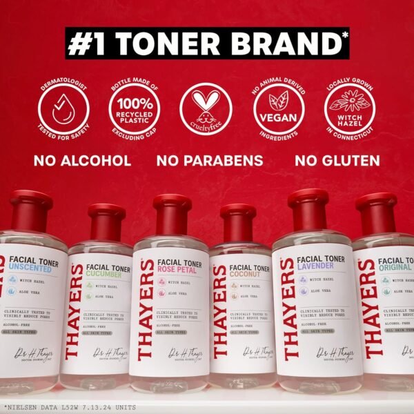 THAYERS Alcohol-Free Rose Petal Witch Hazel Facial... - Image 9