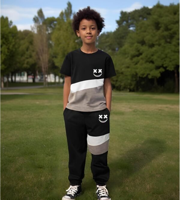Size 6-12 Years Boys Summer/Spring Outfits Set Sho... - Image 7
