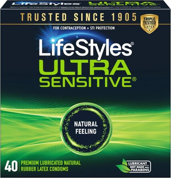 LifeStyles Ultra Sensitive Natural Feeling Lubrica... - Image 2
