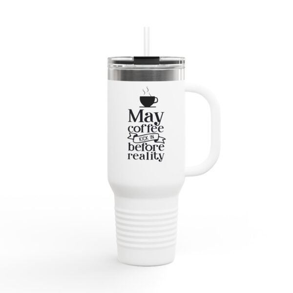 May Coffee Fuel My Adventures Insulated Travel Mug, 40oz | Coffee Lover Gift | Travel Accessory | Outdoor Mug | Birthday Present | [...] - Image 5
