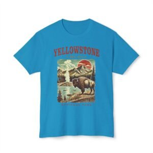 Vintage Yellowstone T-Shirt, National Park Tee, Nature Lover Gift, Outdoor Adventure Shirt, Travel Souvenir, Unisex Apparel