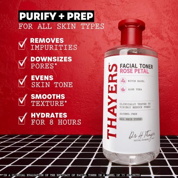 THAYERS Alcohol-Free Rose Petal Witch Hazel Facial... - Image 4