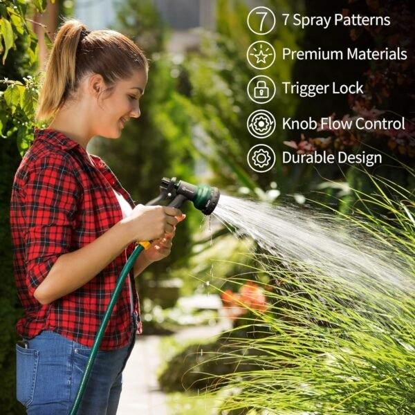 AUTOMAN-Garden-Hose-Nozzle, ABS Water Spray Nozzle... - Image 8