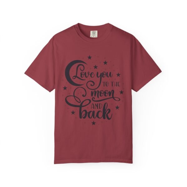 Love You to the Moon and Back Unisex T-Shirt | Cute Gift for Him/Her, Relaxed Fit Tee, Relationship Gift, Gift for Parents, Couple's Shirt - Image 89