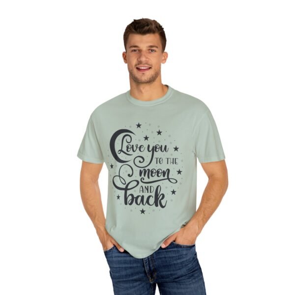Love You to the Moon and Back Unisex T-Shirt | Cute Gift for Him/Her, Relaxed Fit Tee, Relationship Gift, Gift for Parents, Couple's Shirt - Image 36