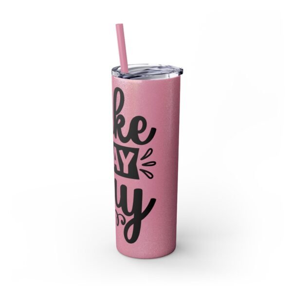 Wake, Pray, Slay Skinny Tumbler | May Coffee Kick In Before Reality | Travel Mug, Gift for Her, Motivational Drinkware, Morning Coffee Cup - Image 32
