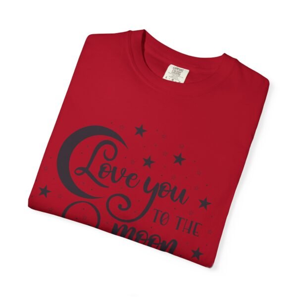 Love You to the Moon and Back Unisex T-Shirt | Cute Gift for Him/Her, Relaxed Fit Tee, Relationship Gift, Gift for Parents, Couple's Shirt - Image 99