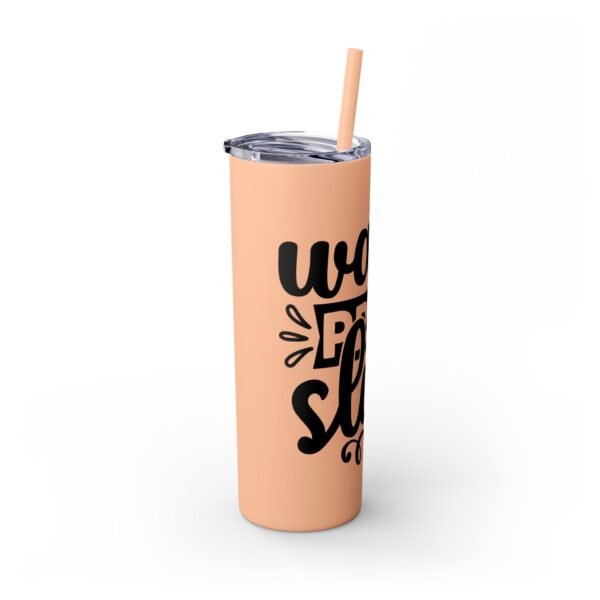 Wake, Pray, Slay Skinny Tumbler | May Coffee Kick In Before Reality | Travel Mug, Gift for Her, Motivational Drinkware, Morning Coffee Cup - Image 14