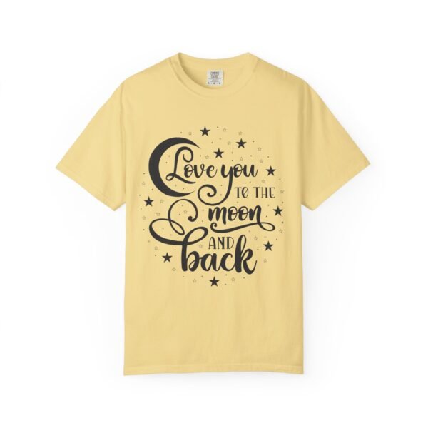Love You to the Moon and Back Unisex T-Shirt | Cute Gift for Him/Her, Relaxed Fit Tee, Relationship Gift, Gift for Parents, Couple's Shirt - Image 25