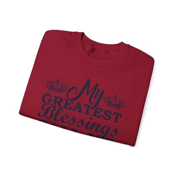 My Greatest Blessings  Unisex Crewneck Sweatshirt - Americana Style, Cozy Layer, Perfect for BBQs, Fourth of July, Family Gatherings, Casual Wear - Image 50