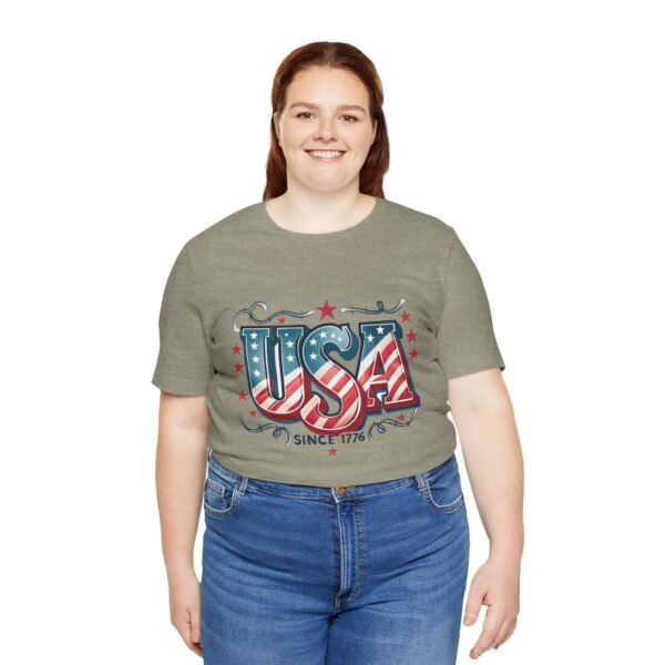 USA Patriotic Tee, Unisex Short Sleeve Shirt for Independence Day, 4th of July Gift, American Pride Apparel, Casual Summer Top - Image 31