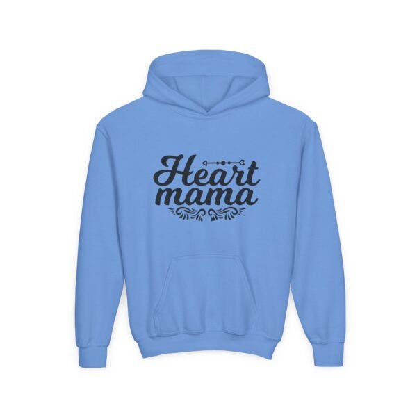 Heart Mama Hooded Sweatshirt - Cozy Autumn Vibes, Perfect for Fall, Nature Lovers, Casual Wear, Warmth