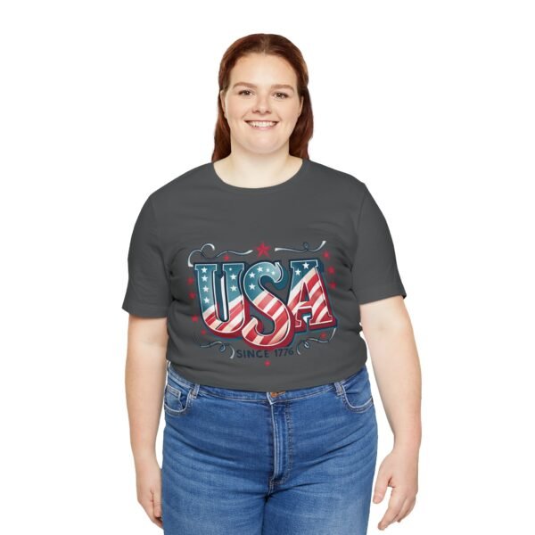 USA Patriotic Tee, Unisex Short Sleeve Shirt for Independence Day, 4th of July Gift, American Pride Apparel, Casual Summer Top - Image 41