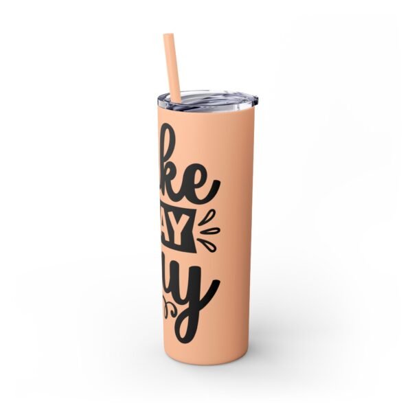 Wake, Pray, Slay Skinny Tumbler | May Coffee Kick In Before Reality | Travel Mug, Gift for Her, Motivational Drinkware, Morning Coffee Cup - Image 16