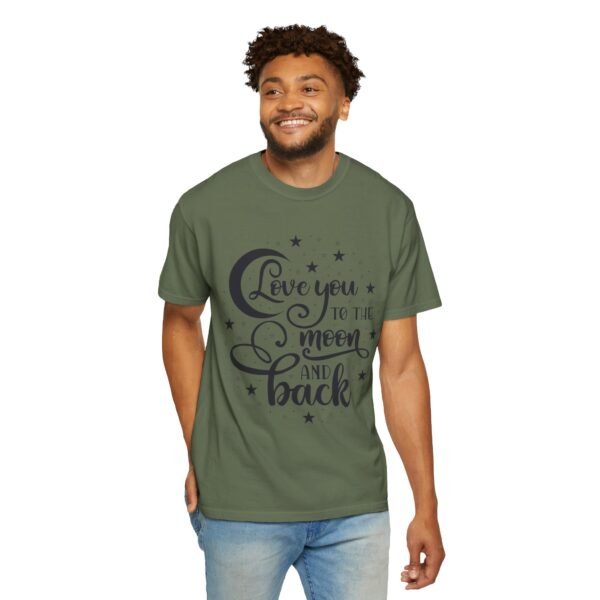 Love You to the Moon and Back Unisex T-Shirt | Cute Gift for Him/Her, Relaxed Fit Tee, Relationship Gift, Gift for Parents, Couple's Shirt - Image 112