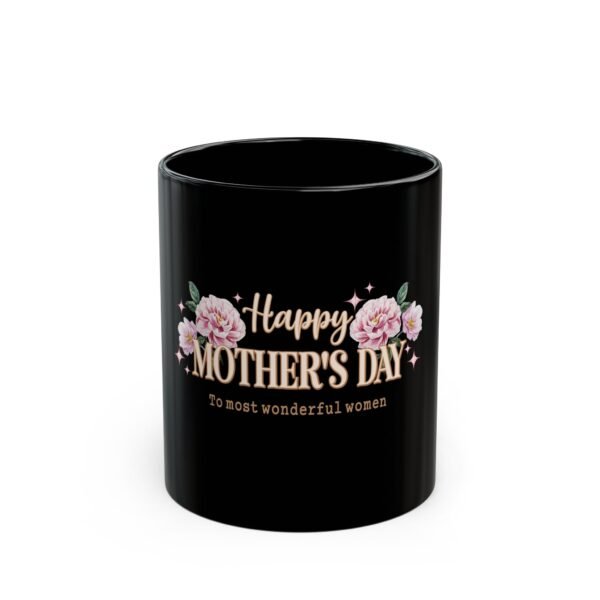 Happy Mother's Day Mug - Custom Gift for Nurses, Healthcare Workers, Coffee Lover, Black Coffee Cup, Healthcare Appreciation Gift