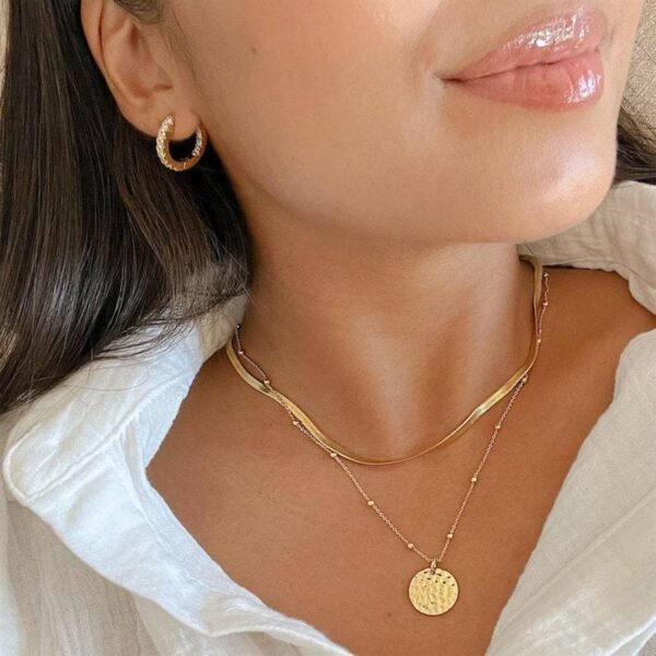 NEWITIN 69 Pieces Gold Jewelry Set for Women Fashi... - Image 6