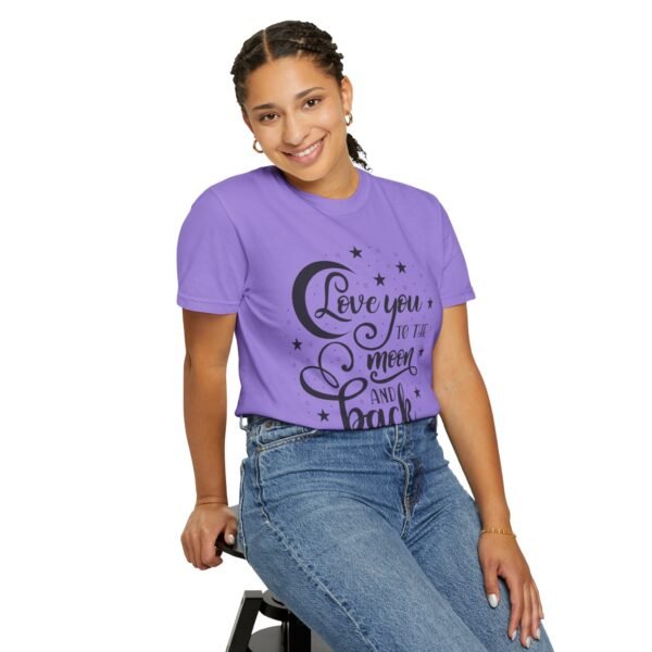 Love You to the Moon and Back Unisex T-Shirt | Cute Gift for Him/Her, Relaxed Fit Tee, Relationship Gift, Gift for Parents, Couple's Shirt - Image 79