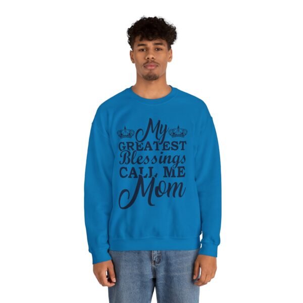 My Greatest Blessings  Unisex Crewneck Sweatshirt - Americana Style, Cozy Layer, Perfect for BBQs, Fourth of July, Family Gatherings, Casual Wear - Image 10