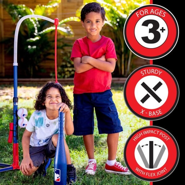 Franklin Sports Grow-with-Me Kids Baseball Batting... - Image 7