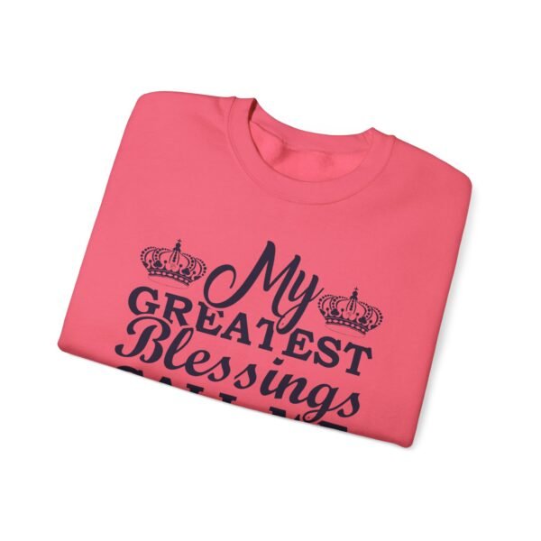 My Greatest Blessings  Unisex Crewneck Sweatshirt - Americana Style, Cozy Layer, Perfect for BBQs, Fourth of July, Family Gatherings, Casual Wear - Image 3
