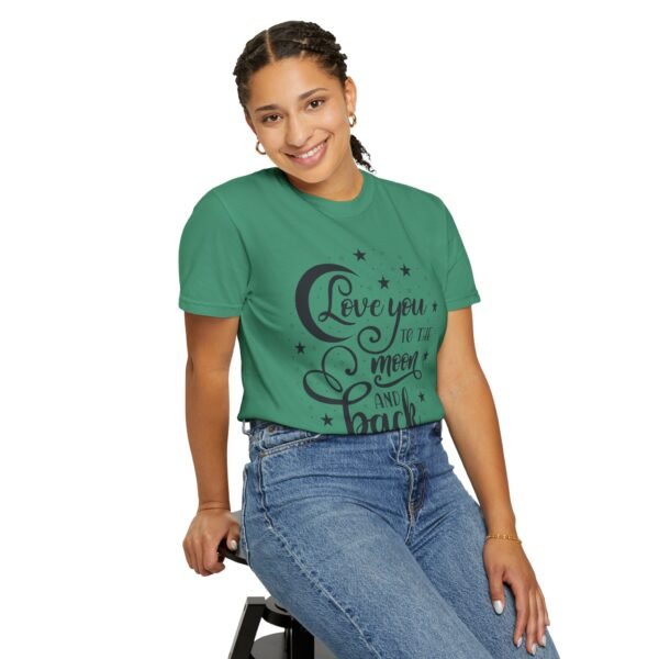 Love You to the Moon and Back Unisex T-Shirt | Cute Gift for Him/Her, Relaxed Fit Tee, Relationship Gift, Gift for Parents, Couple's Shirt - Image 47