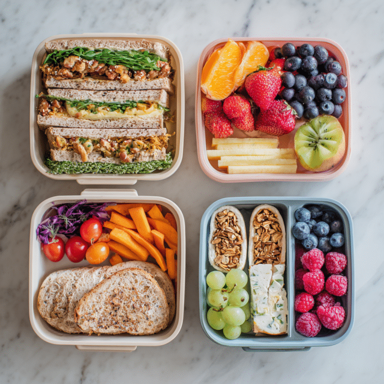 Smart and Easy Healthy Lunchbox Ideas for School & Work