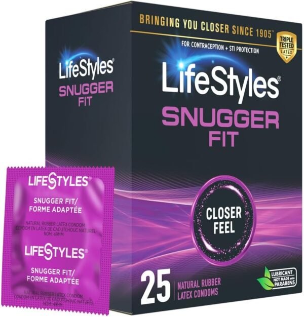 Lifestyles Snugger Fit Natural Rubber and Lubricat... - Image 2