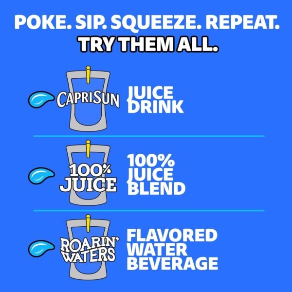 Capri Sun Fruit Punch, Strawberry Kiwi and Pacific... - Image 9