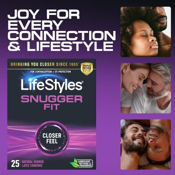 Lifestyles Snugger Fit Natural Rubber and Lubricat... - Image 10