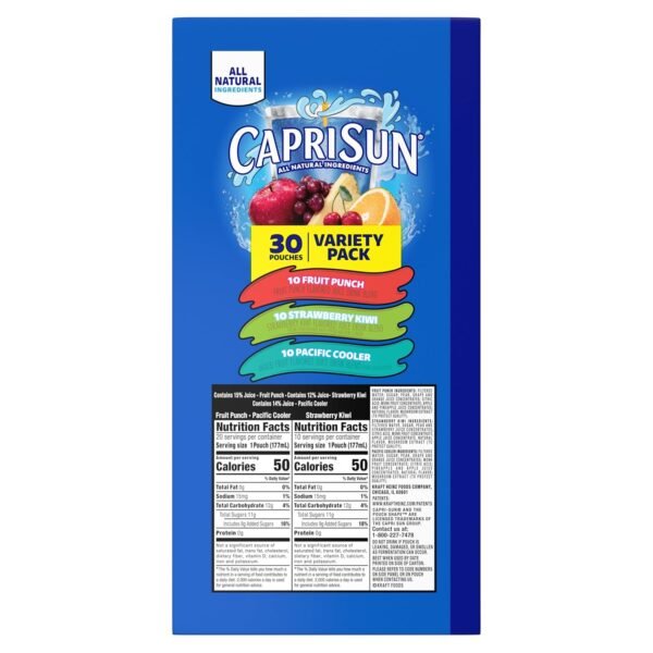 Capri Sun Fruit Punch, Strawberry Kiwi and Pacific... - Image 10