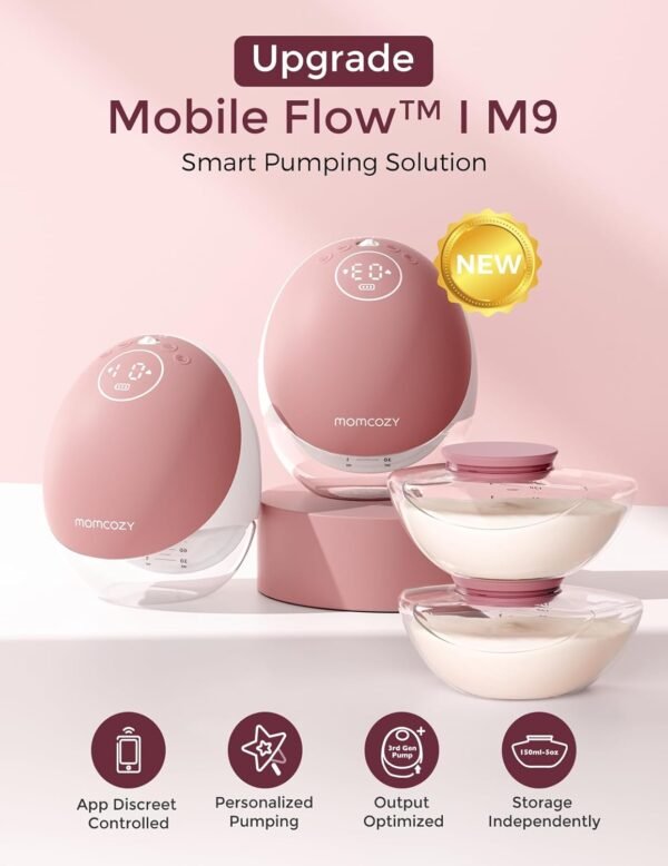 Momcozy Breast Pump Hospital-Grade, Hands Free Bre... - Image 4